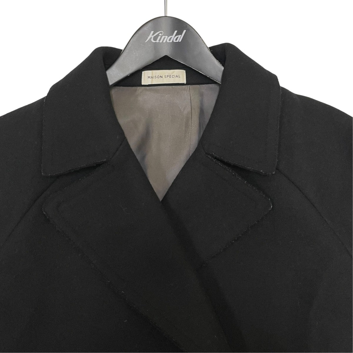 MAISON SPECIAL Super140 Melton Double Coatダブルコート21222165105 古着・中古-3枚目のアイテム画像