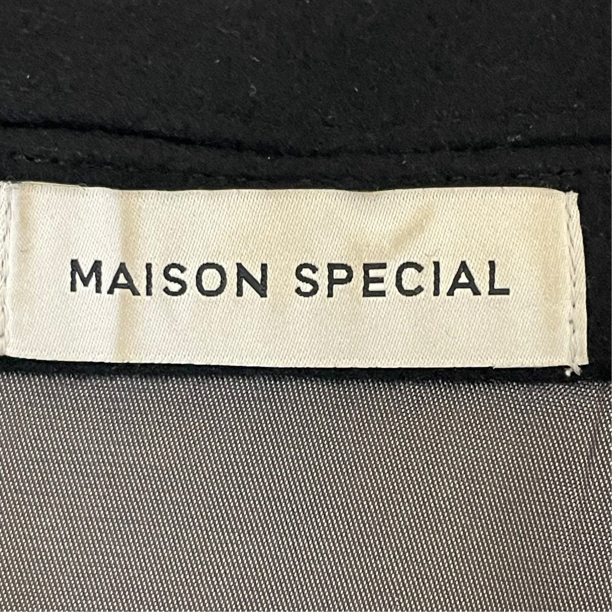 MAISON SPECIAL Super140 Melton Double Coatダブルコート21222165105 古着・中古-6枚目のアイテム画像