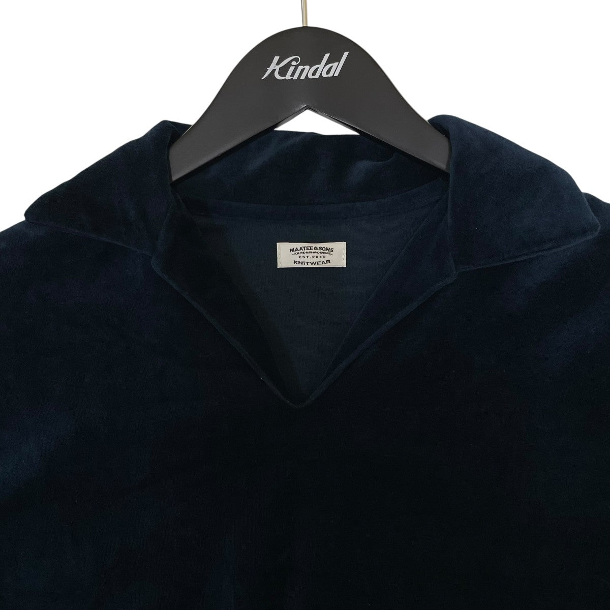 MAATEE＆SONS(マーティーアンドサンズ) SUVIN VELOUR SKIPPER半袖べ