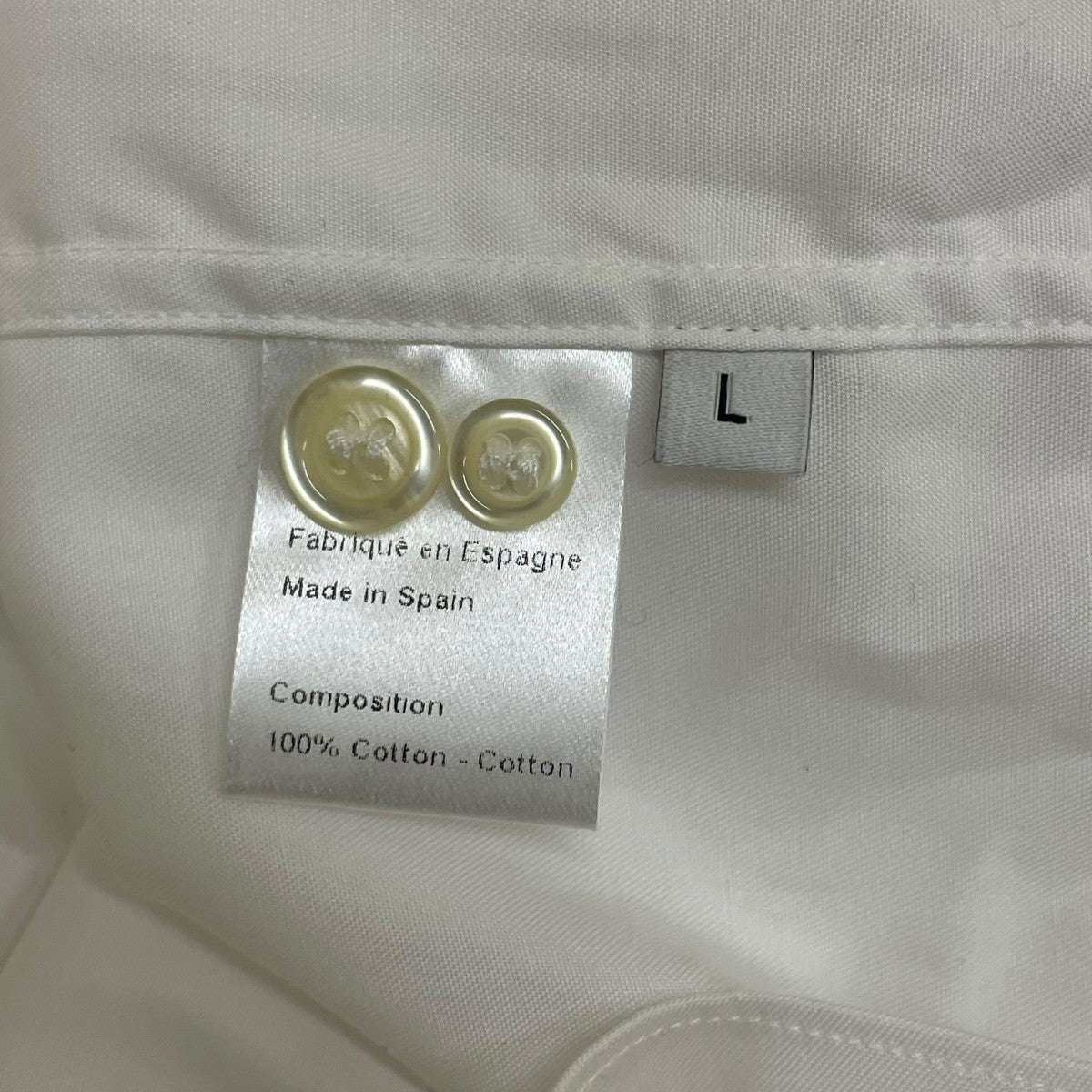 ハンドメイド 長袖シャツ ドレスシャツ MADE IN SPAIN