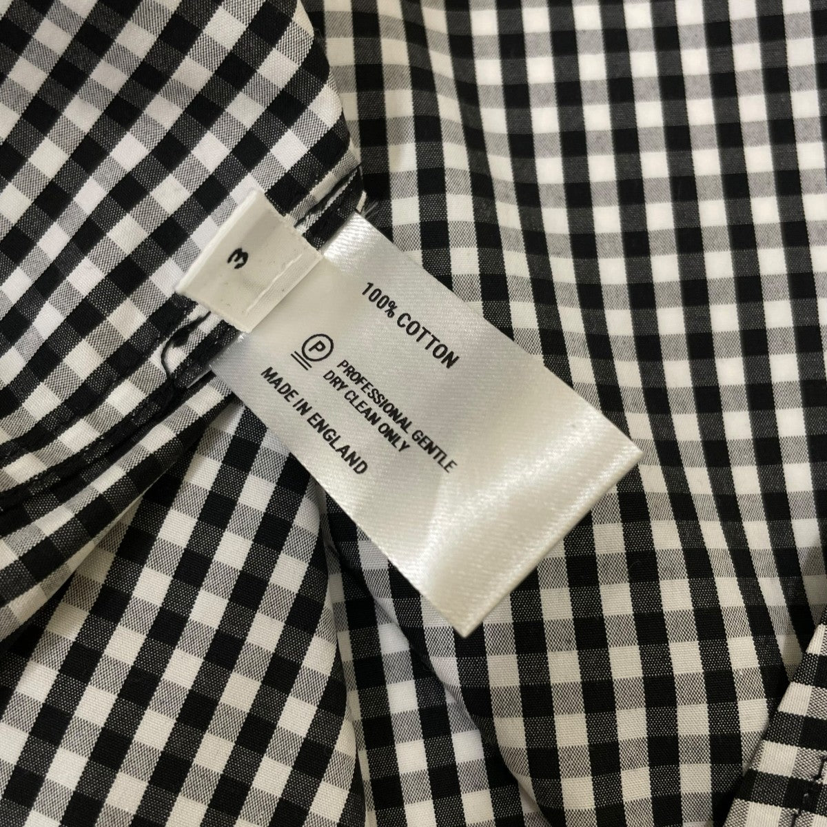 lea boberg CL SHIRTギンガムチェック柄 長袖シャツ 古着・中古-6枚目のアイテム画像