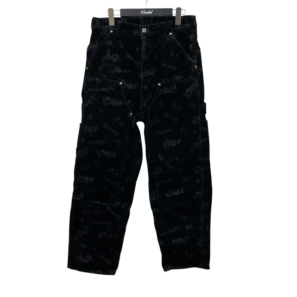 AVIREX FLOCKING DOUBLE KNEE PAINTER DENIMPANTSペインターパンツ783-5211005 古着・中古-1枚目のアイテム画像