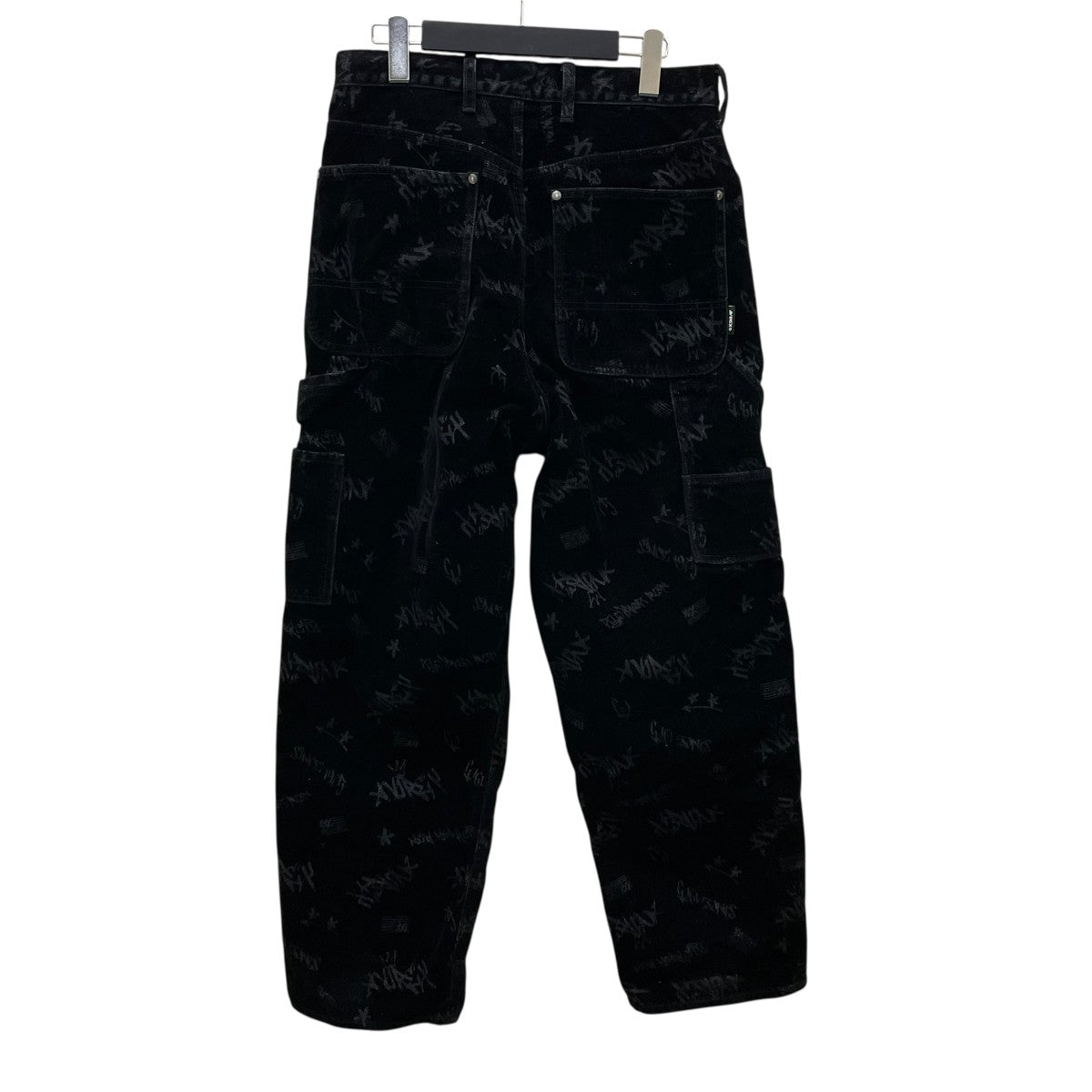AVIREX FLOCKING DOUBLE KNEE PAINTER DENIMPANTSペインターパンツ783-5211005 古着・中古-2枚目のアイテム画像
