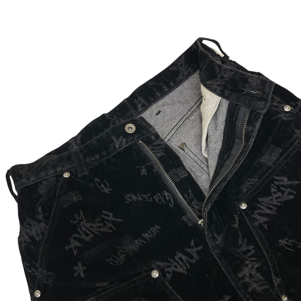 AVIREX FLOCKING DOUBLE KNEE PAINTER DENIMPANTSペインターパンツ783-5211005 古着・中古-3枚目のアイテム画像