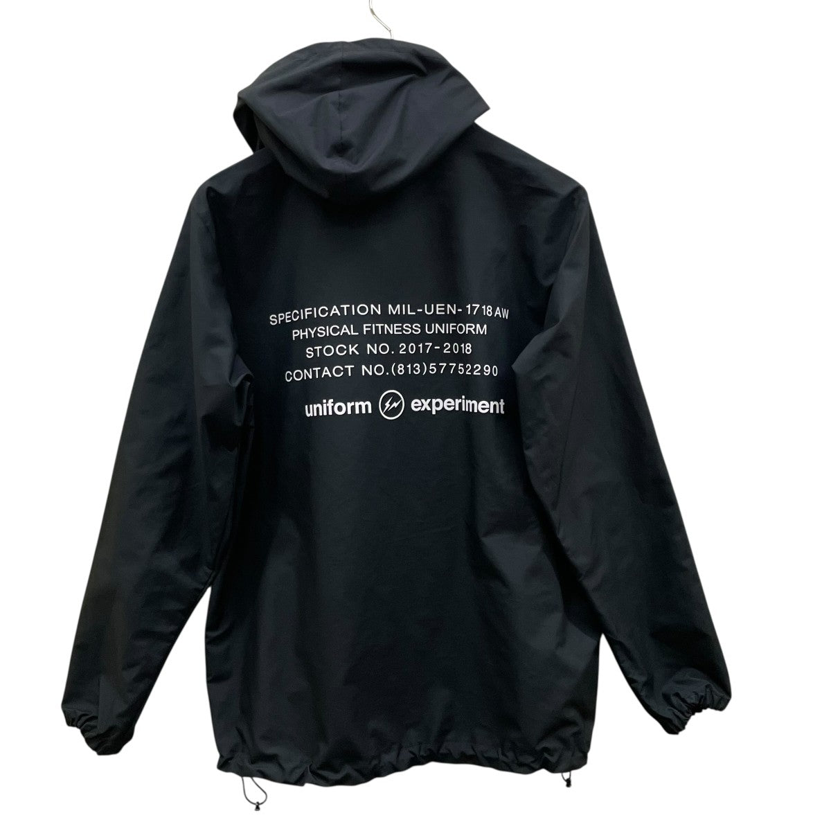 uniform experiment UEN PHYSICAL FITNESS HOOD BLOUSONフーデッドジャケットUE-178015 古着・中古-2枚目のアイテム画像