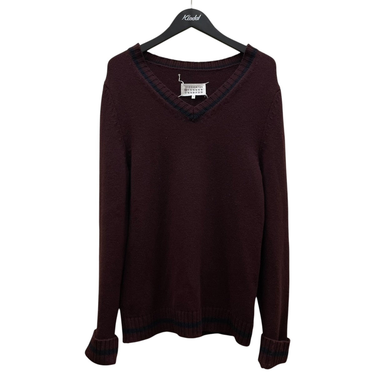 20AWSchool Boy Sweater スクールボーイセーターライン入り VネックニットS50GP0224