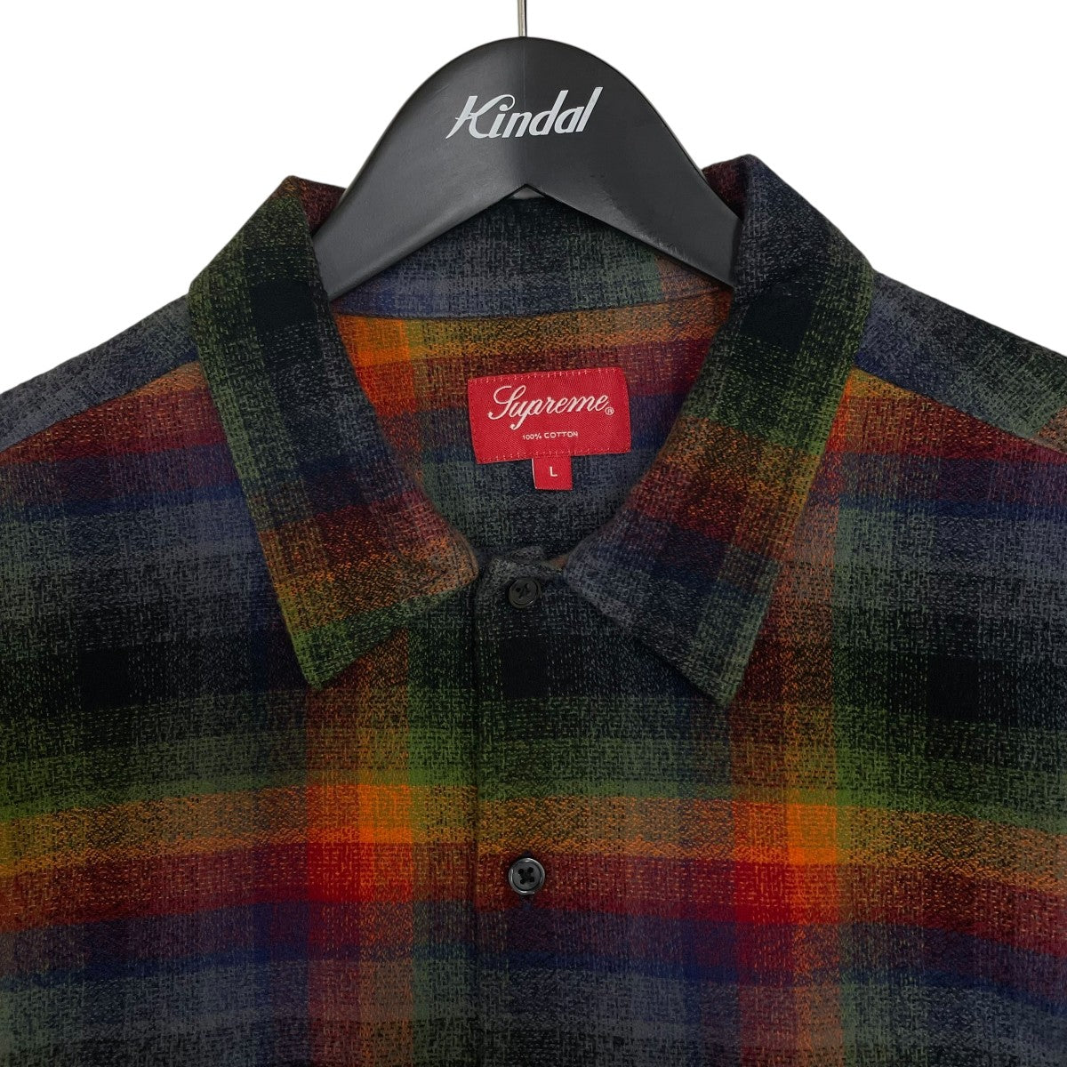 21SSPlaid Flannel Shirtsプレイドフランネルシャツ 長袖シャツ