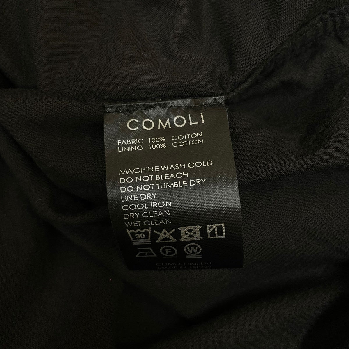 COMOLI コーデュロイ コモリシャツコーデュロイシャツCO3-02008 古着・中古-6枚目のアイテム画像