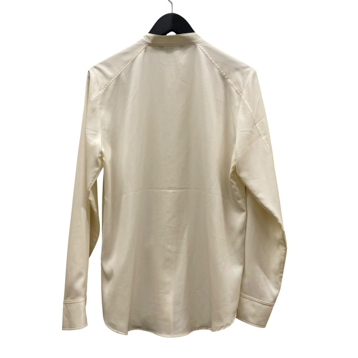 ピンタックド クレープデシンシャツバンドカラーシャツIT03945310963