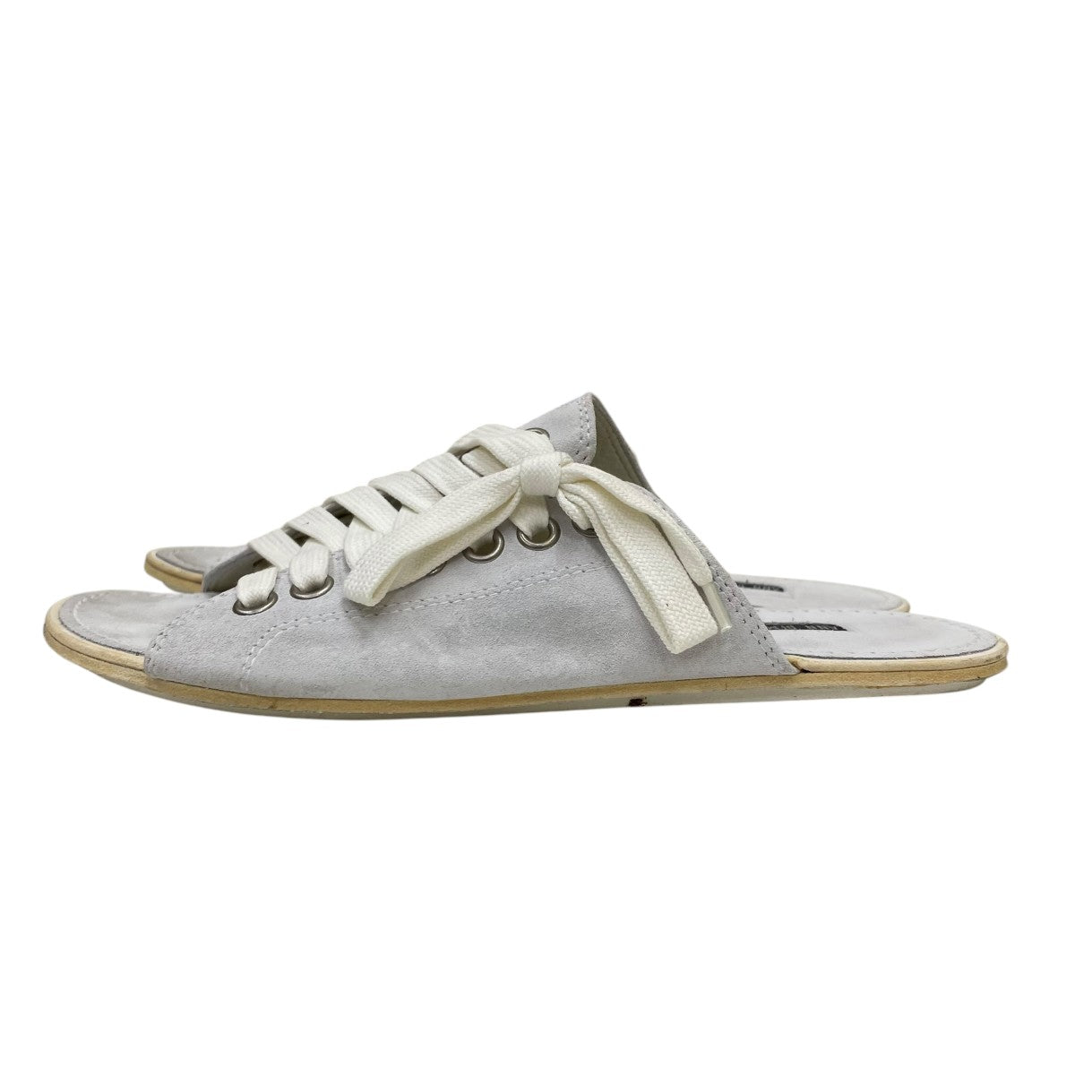 ANN DEMEULEMEESTER SCAMOSCIATO BIANCOサンダル081-4202-293-001 古着・中古-2枚目のアイテム画像