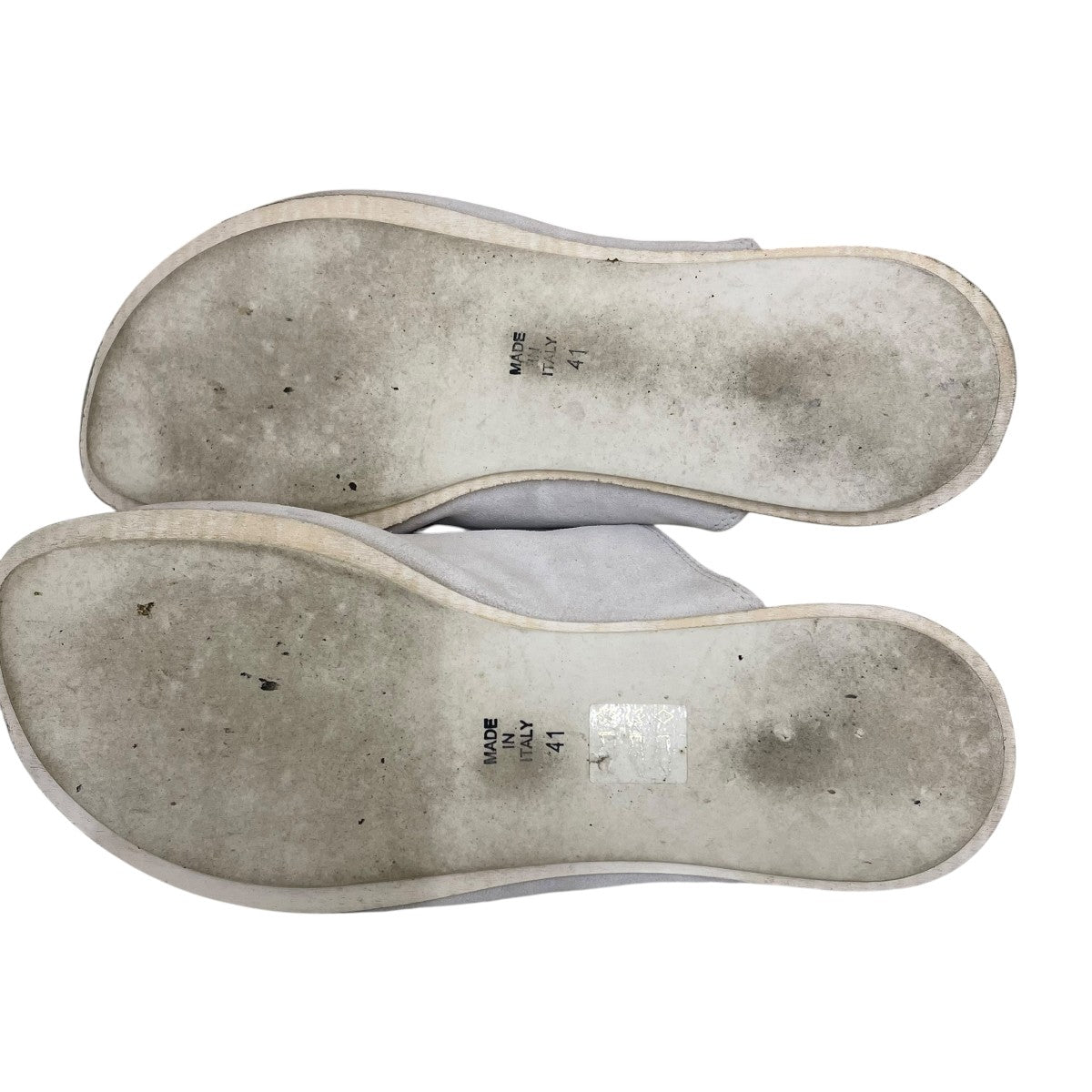 ANN DEMEULEMEESTER SCAMOSCIATO BIANCOサンダル081-4202-293-001 古着・中古-5枚目のアイテム画像