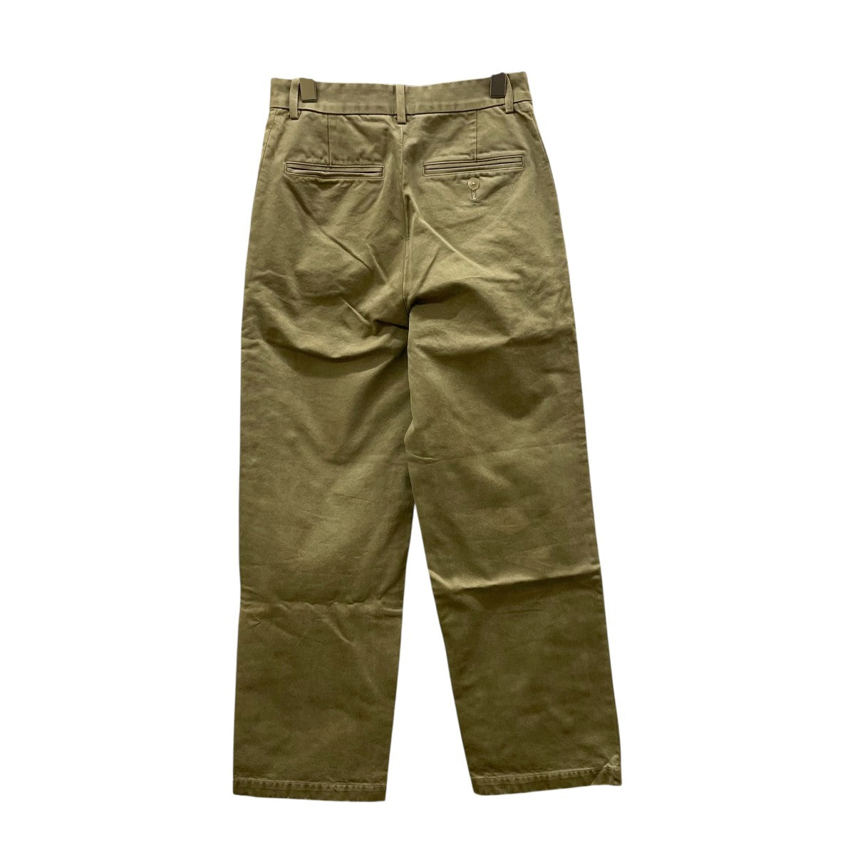 AURALEE PRODUCT DYED FINX CHINO NARROW PANTSコットンパンツA25AP04CP 古着・中古-2枚目のアイテム画像