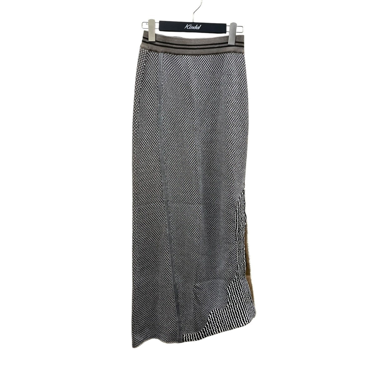 mame kurogouchi Spots Pattern Knitted SkirtロングスカートMM24SS KN059 古着・中古-1枚目のアイテム画像