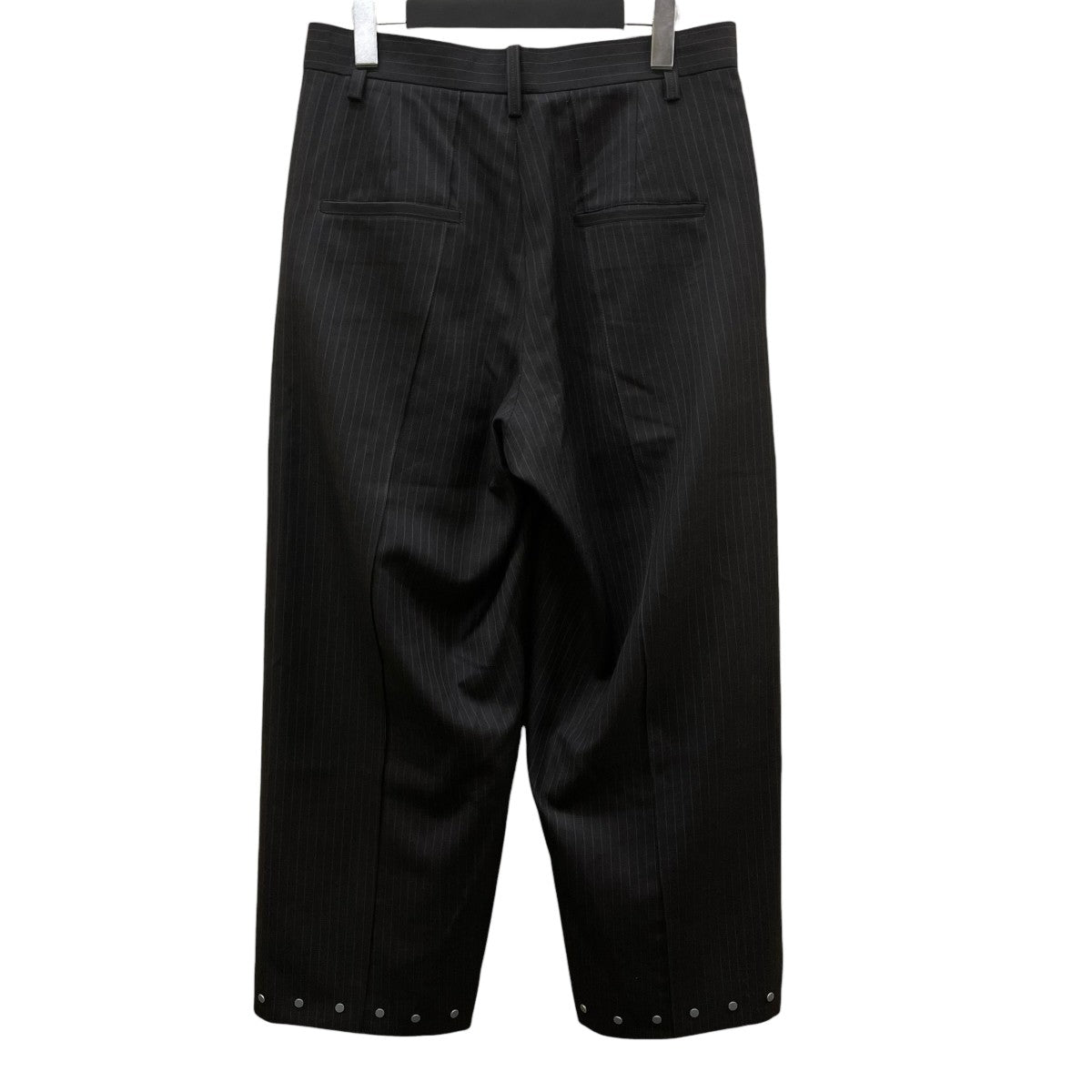 Omar Afridi(オマールアフリディ) ストライプスラックス グレー サイズ