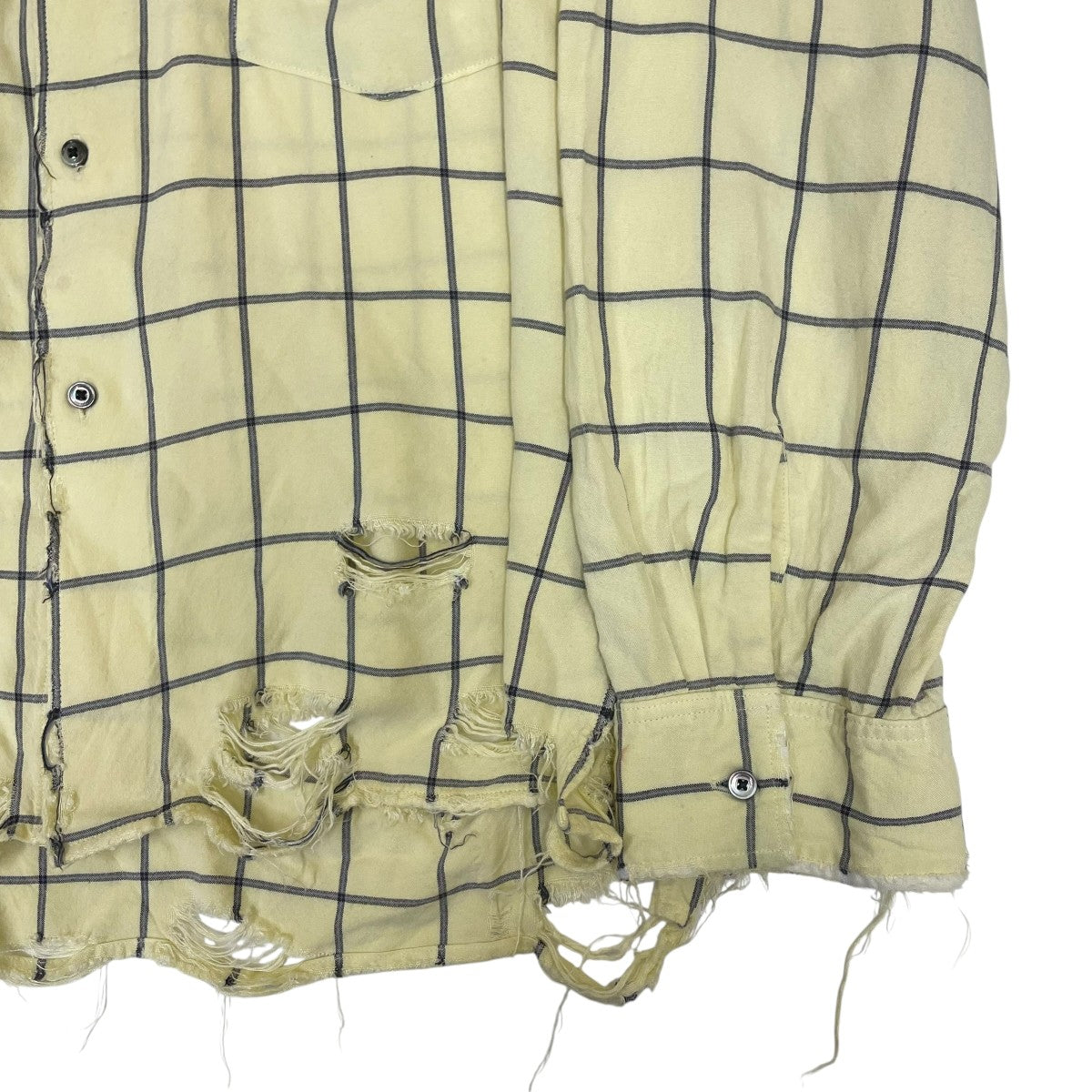 RAYON CHECK CRASH LS SHIRT長袖シャツANC-SH28-A