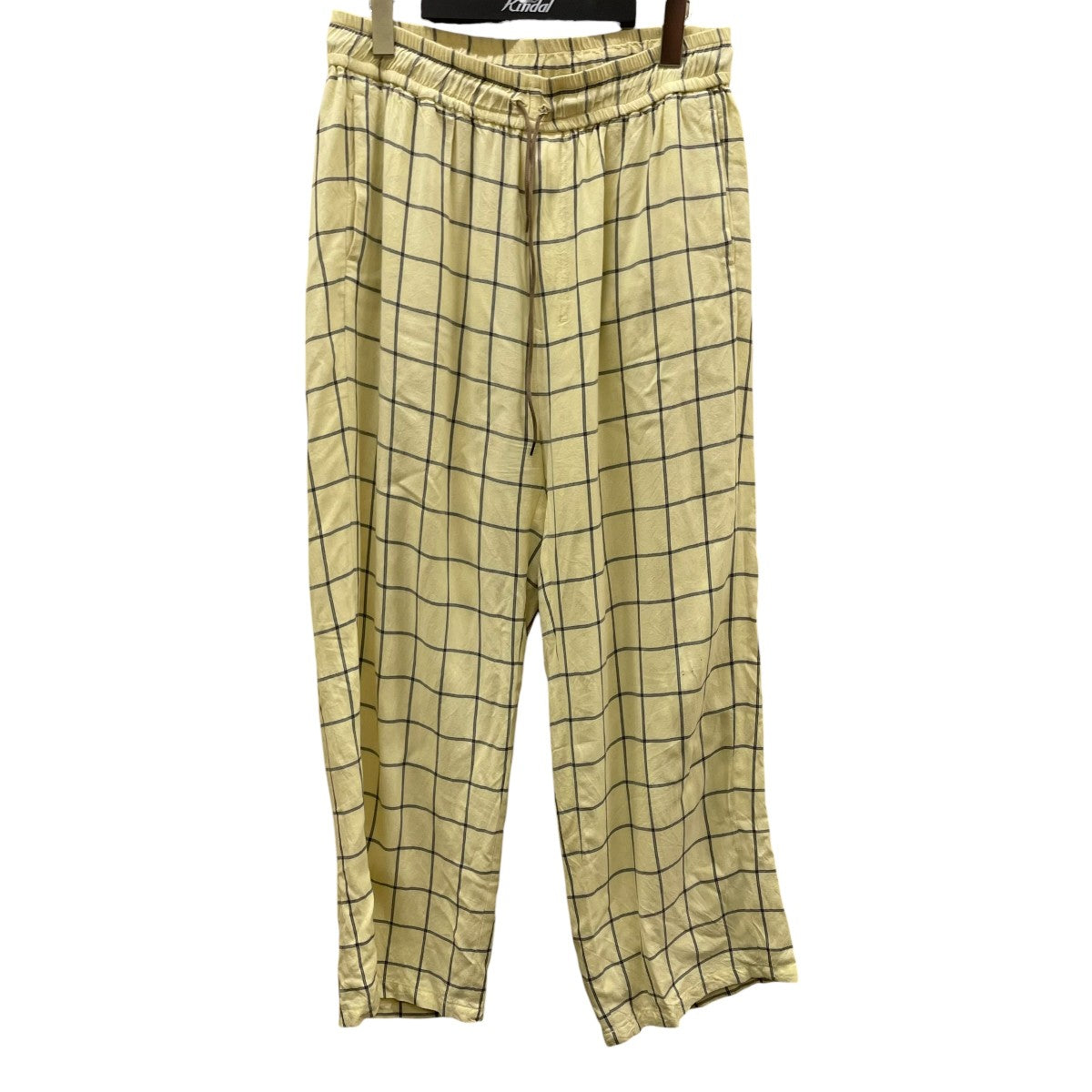 RAYON CHECK SLACKSイージーパンツANC-PT42