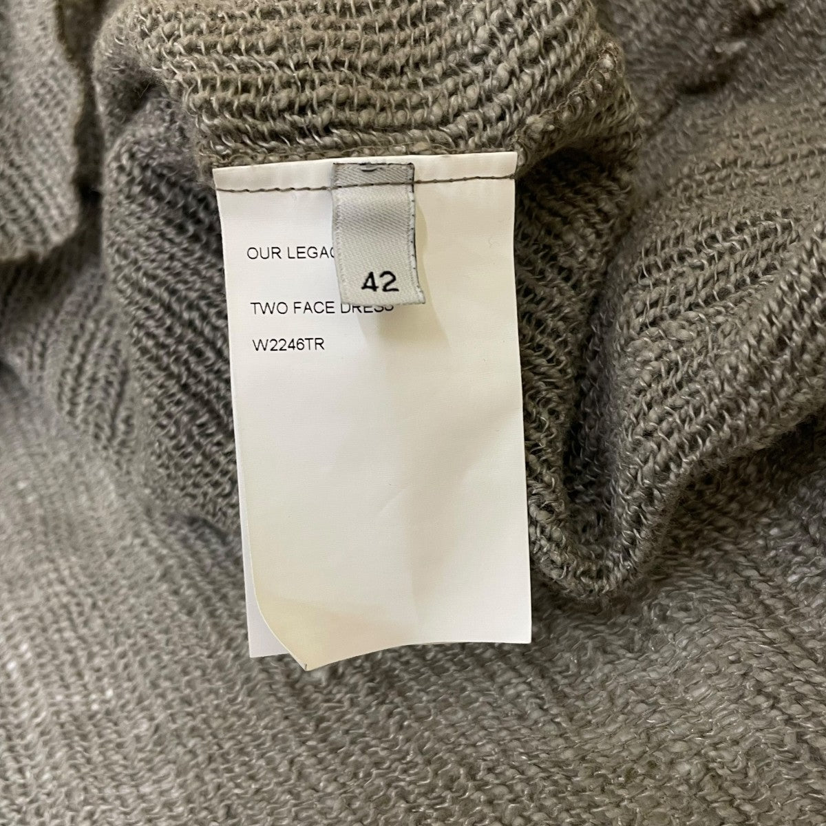 TWO FACE DRESS長袖ワンピース ロングシャツW2246TR