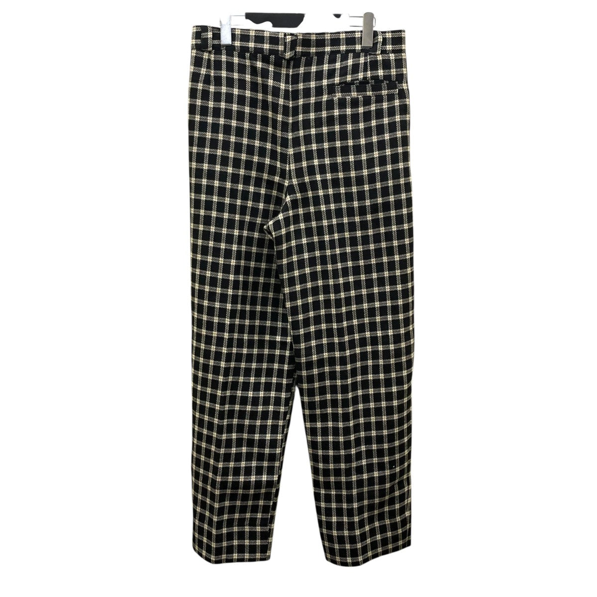 チェックパンツ ウールパンツ