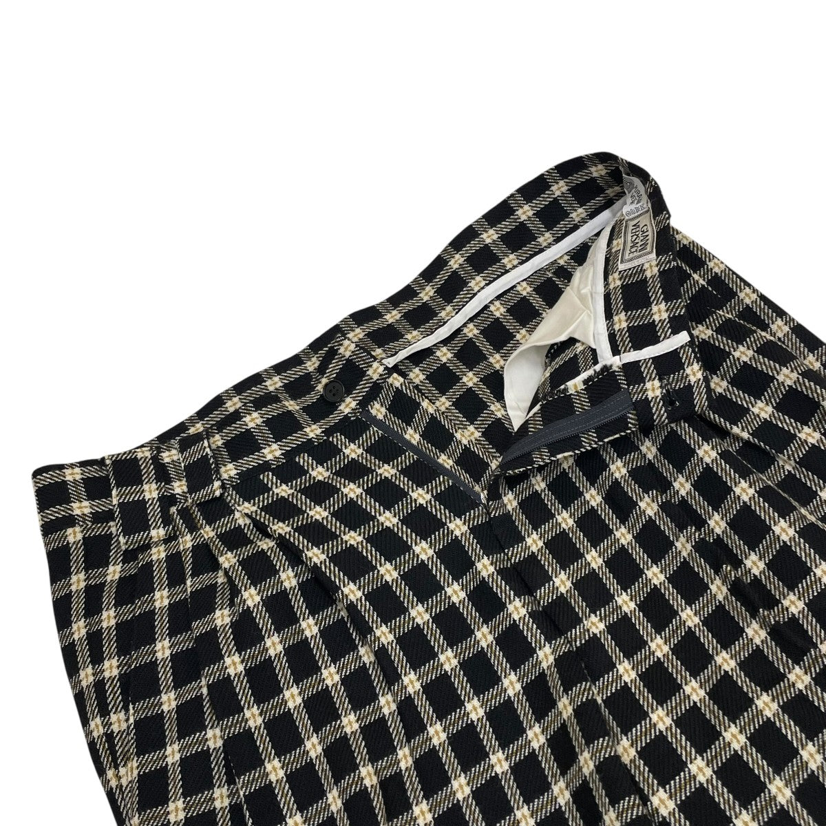 GIANNI VERSACE(ジャンニヴェルサーチ) チェックパンツ ウールパンツ