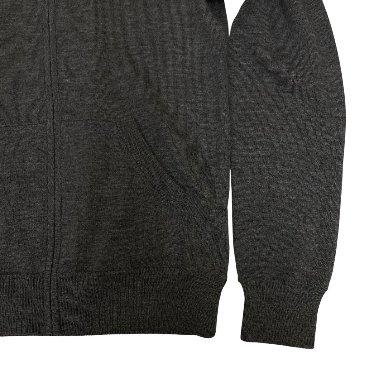 ウールニットジップフーディE1N15-465-07