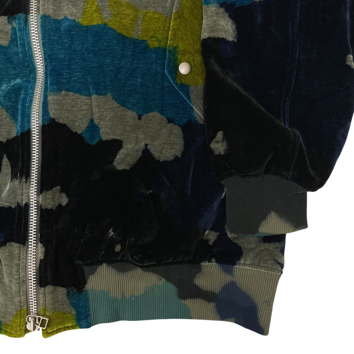 TIE-DYE VELVET BIG MA-1オーバーサイズジャケットUU-Y10-601