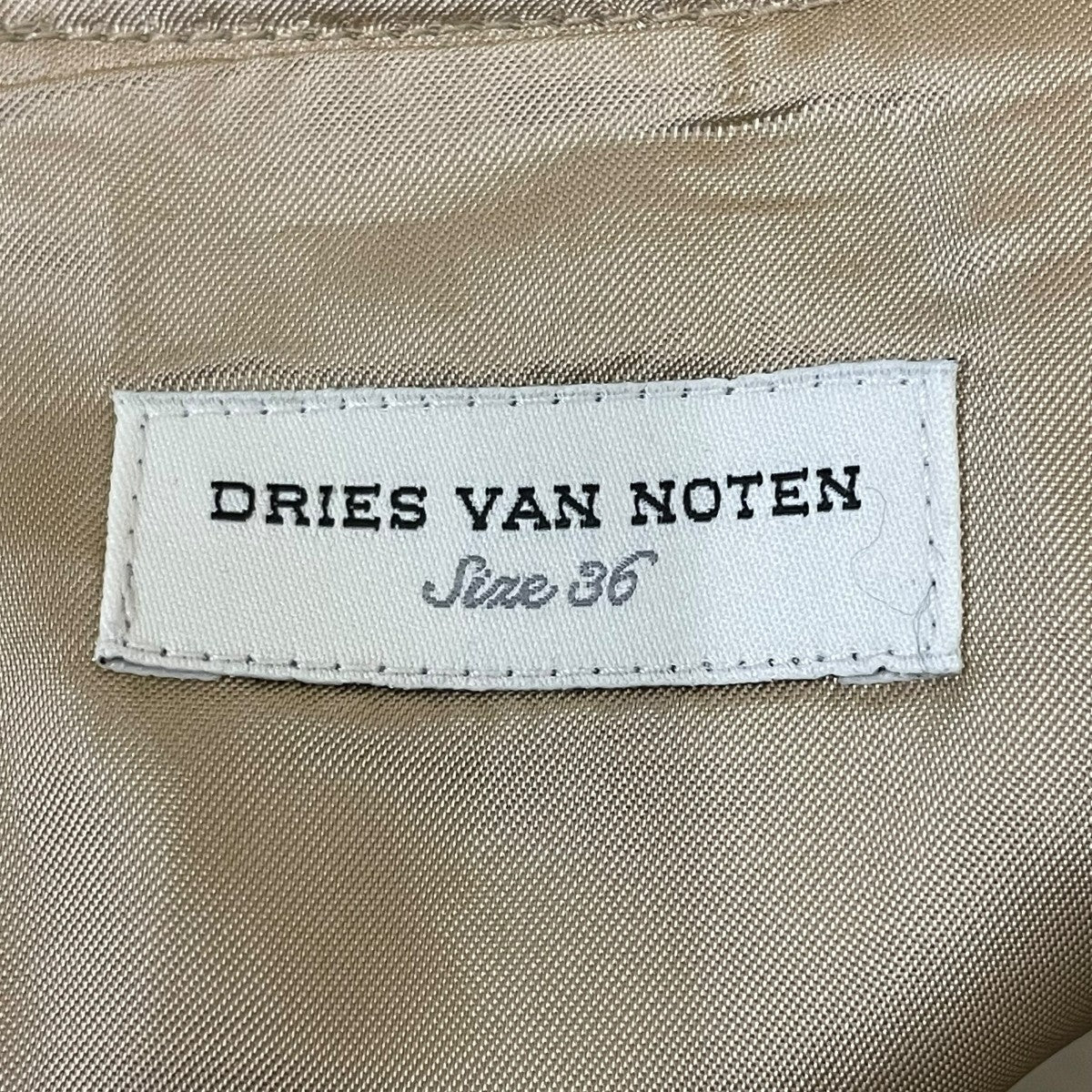 DRIES VAN NOTEN ラップスカート 古着・中古-6枚目のアイテム画像