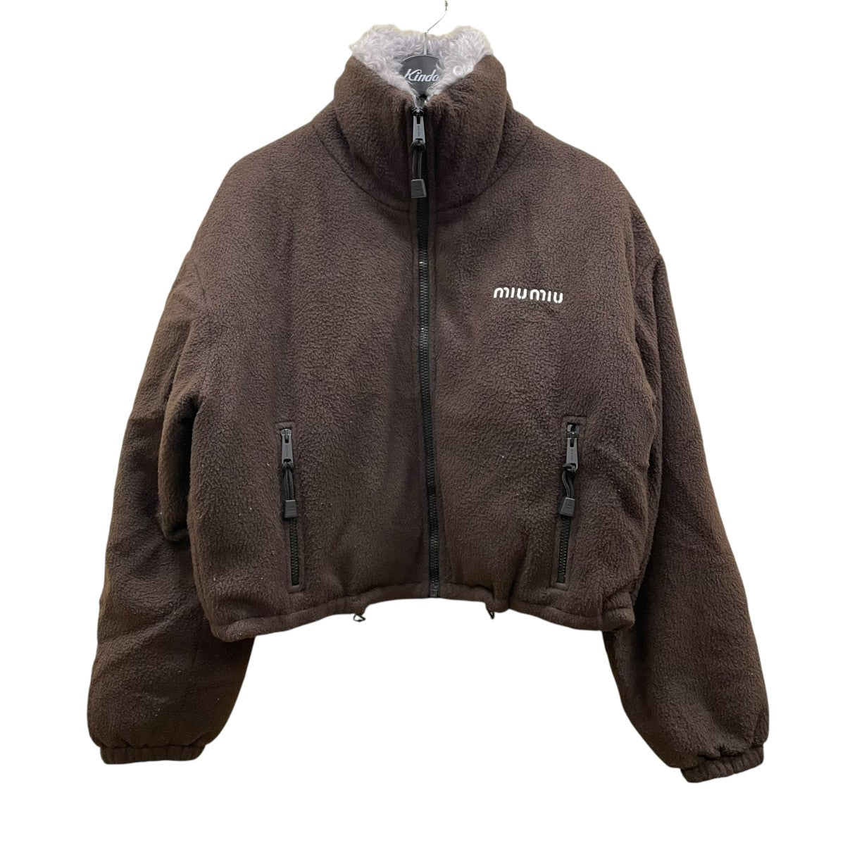 MIU MIU 25AWフリースダウンジャケットダウンジャケットML1147 S000 18FC 古着・中古-1枚目のアイテム画像