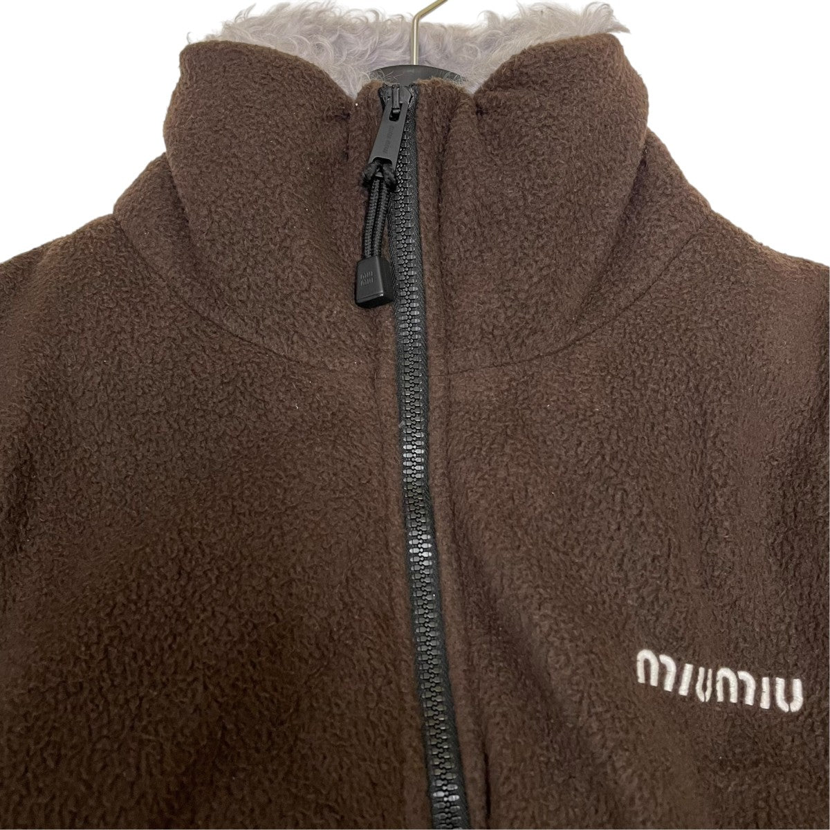 MIU MIU 25AWフリースダウンジャケットダウンジャケットML1147 S000 18FC 古着・中古-3枚目のアイテム画像