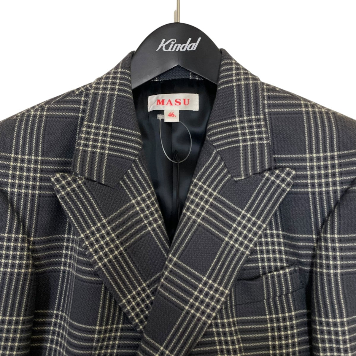 MASU GLEN PLAID TAILORED JACKETダブルジャケットMFFW JK0223 古着・中古-3枚目のアイテム画像