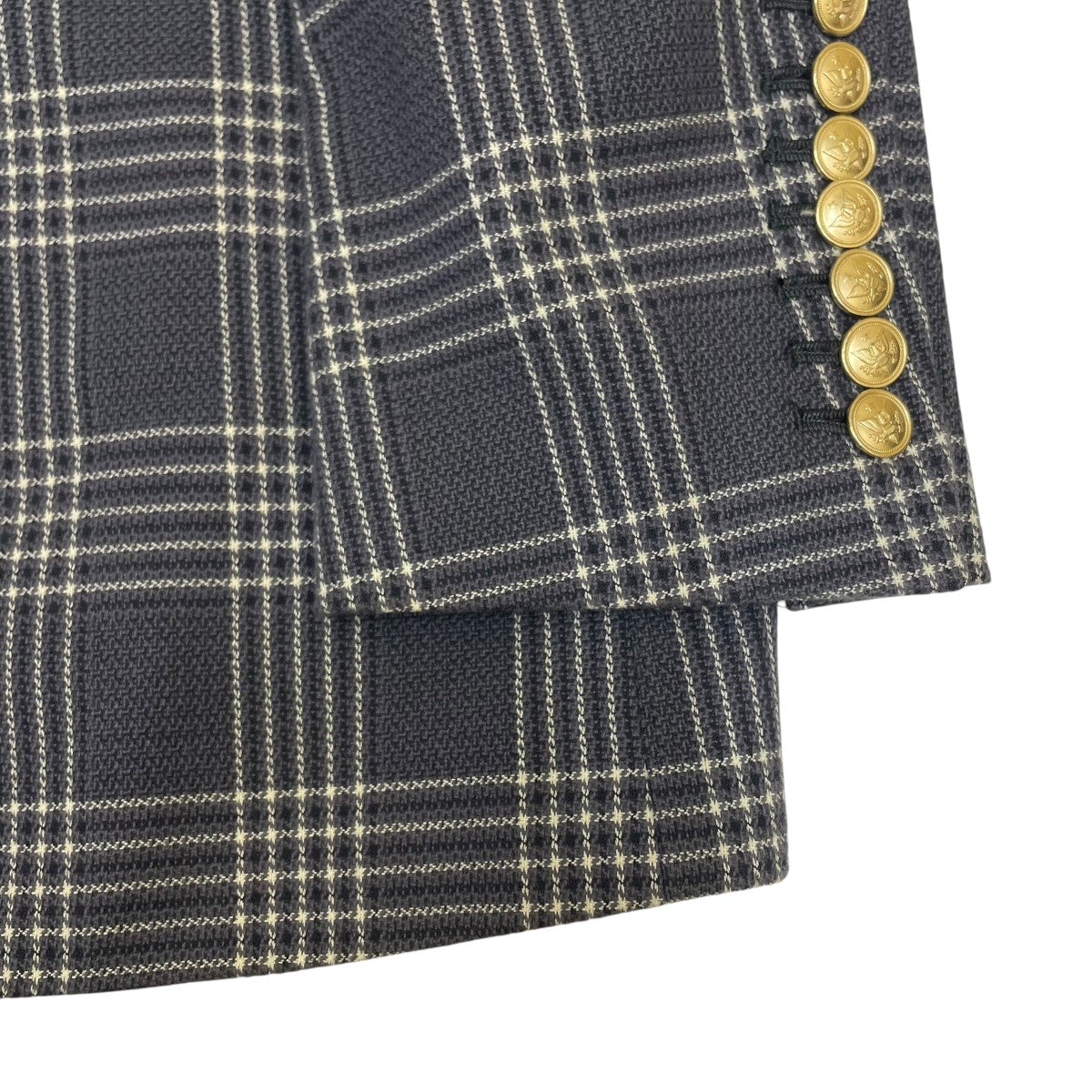 MASU GLEN PLAID TAILORED JACKETダブルジャケットMFFW JK0223 古着・中古-4枚目のアイテム画像