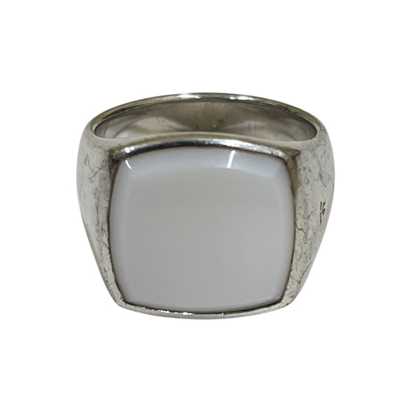 TOM WOOD(トムウッド) CUSHION WHITE MOTHER OF PEARLシルバーリング