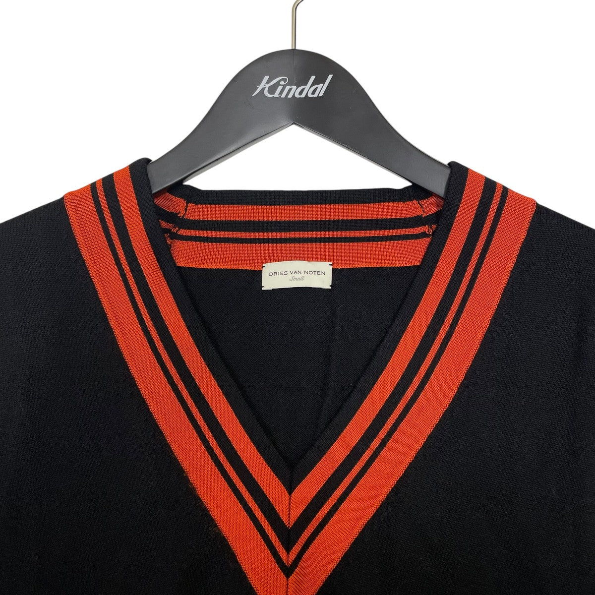DRIES VAN NOTEN(ドリスヴァンノッテン) ニットベスト ブラック サイズ