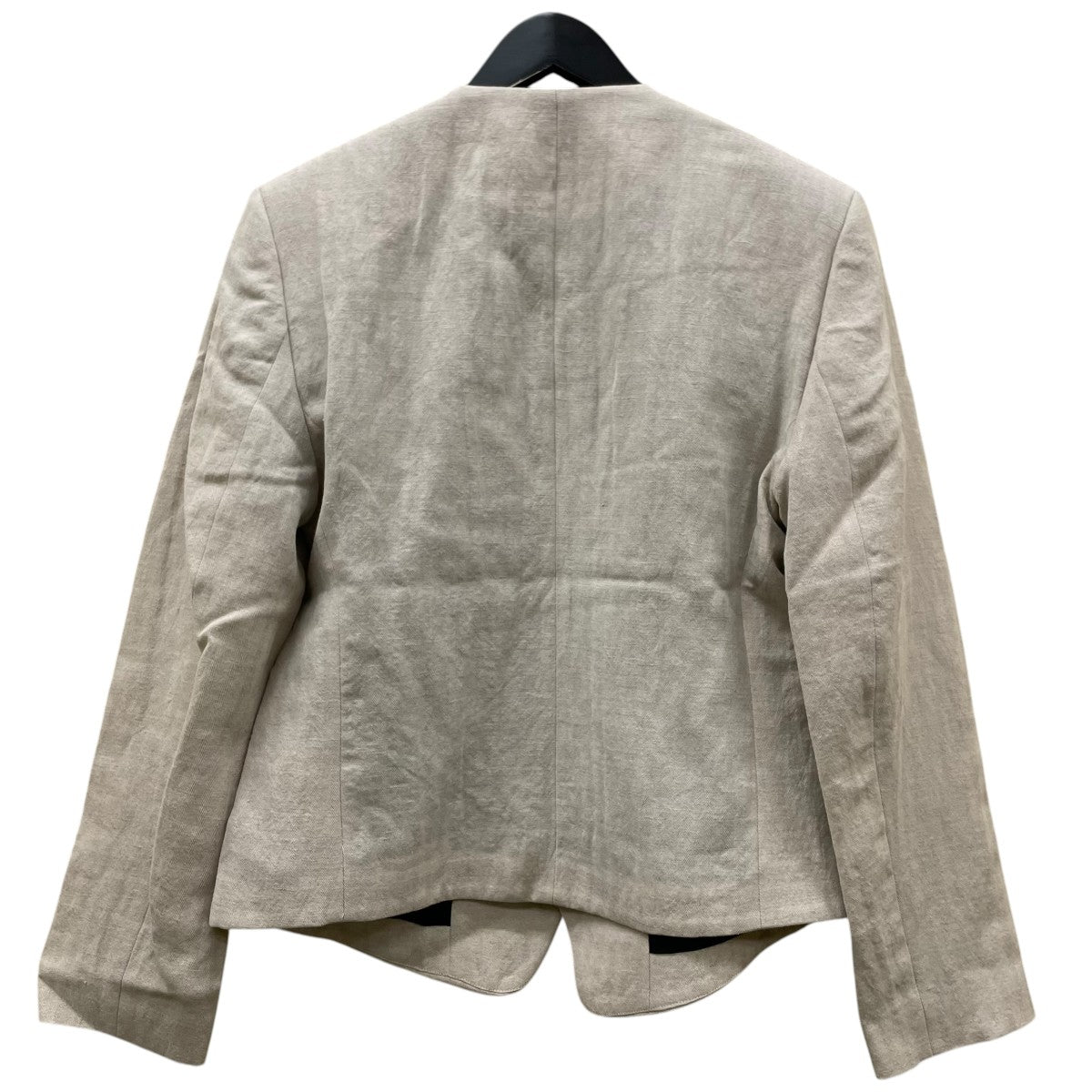DB Cropped Jacketウール リネン ノーカラージャケット