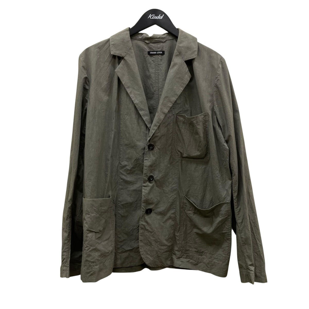 FRANK LEDER Triple Washed Cotton Shirt Jacketコットンジャケット0212033 古着・中古-1枚目のアイテム画像