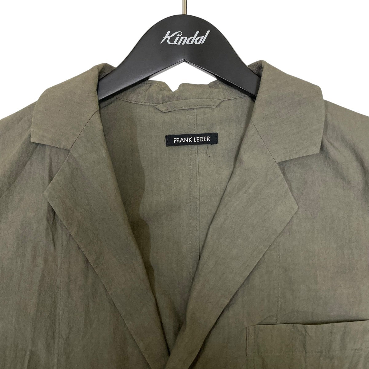 FRANK LEDER Triple Washed Cotton Shirt Jacketコットンジャケット0212033 古着・中古-3枚目のアイテム画像