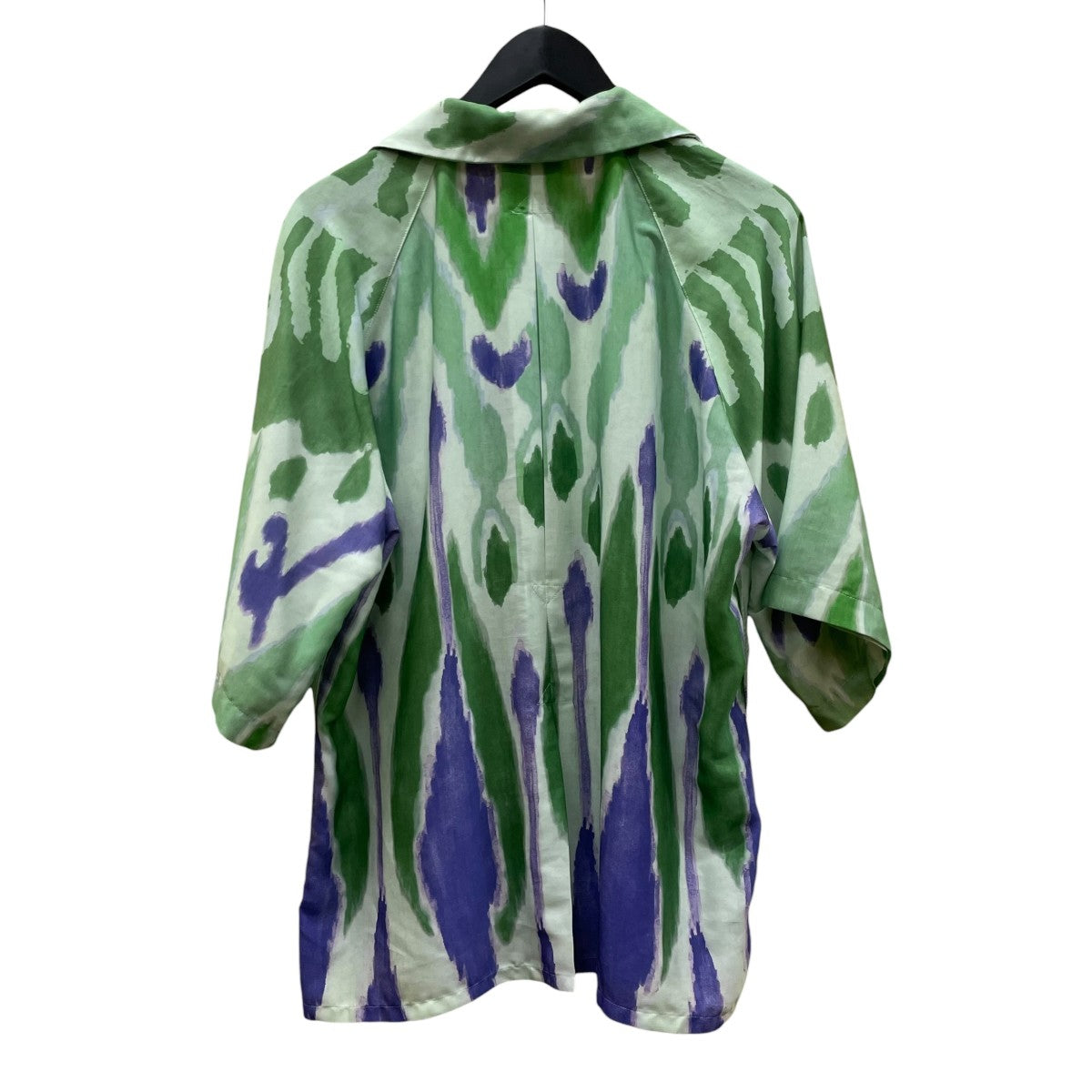 ペイティングタッチ 花柄プリント オープンカラーシャツ 半袖シャツ2333231