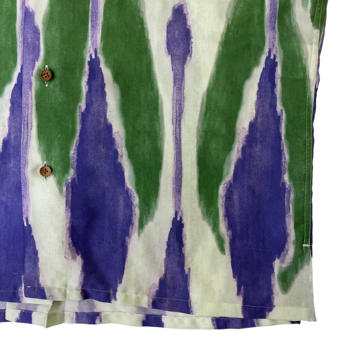 ペイティングタッチ 花柄プリント オープンカラーシャツ 半袖シャツ2333231