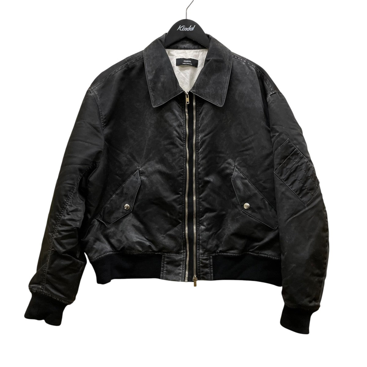 ensou． Washed Two-lane Flight Jacketフライトジャケット 古着・中古-1枚目のアイテム画像