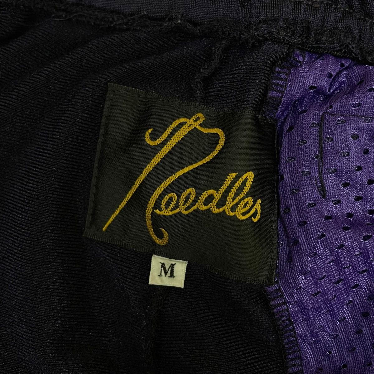 Needles(ニードルズ) ポリエステル ロゴ刺繍 サイドライン トラック
