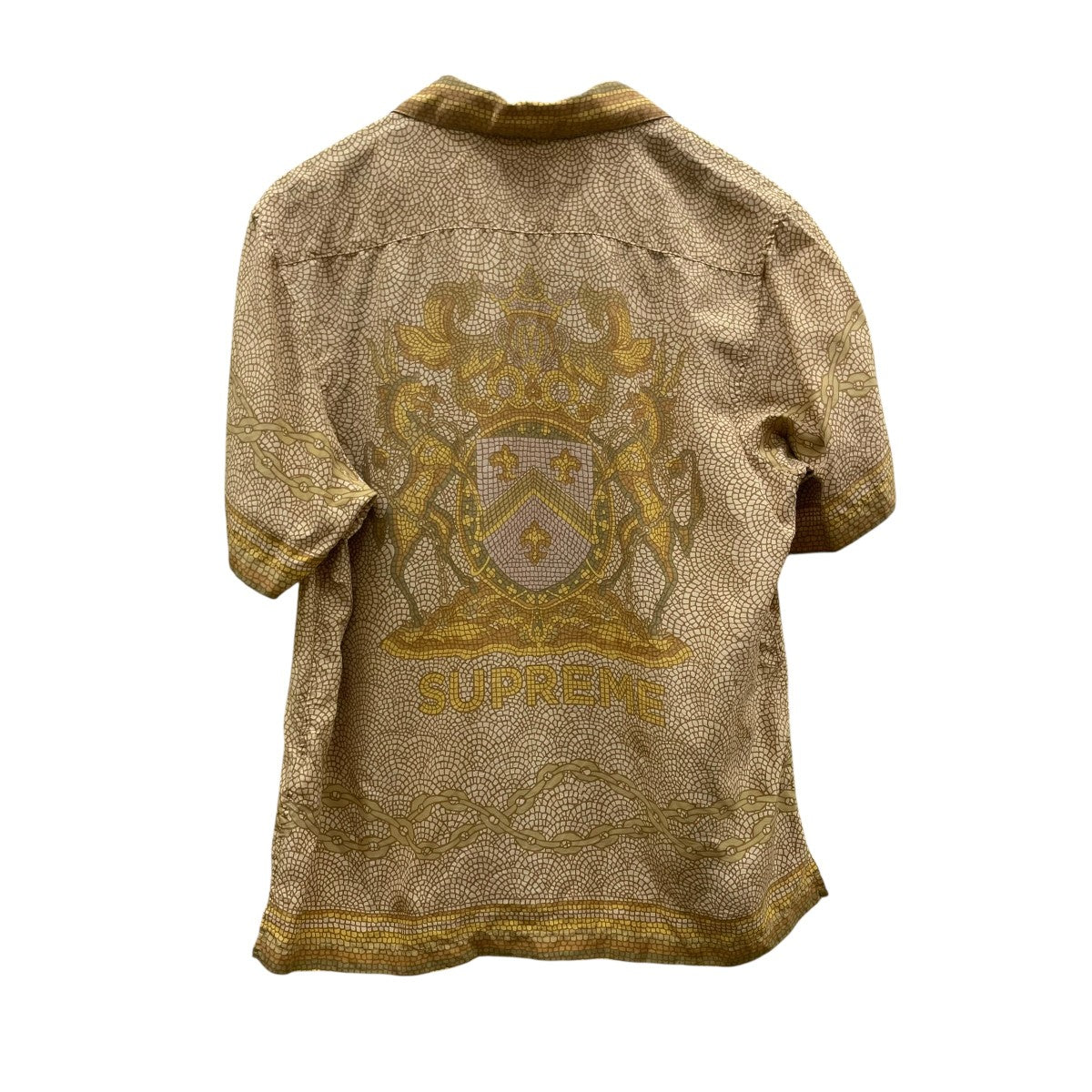 トップス supreme Mosaic S/S Shirt Supreme(シュプリーム) MOSAIC SILK S S SHIRTオープンカラーシャツ