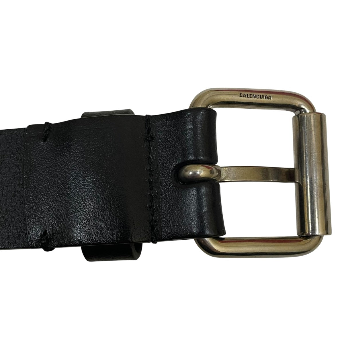 BALENCIAGA(バレンシアガ) ロゴレザーベルト593924 593924 ブラック