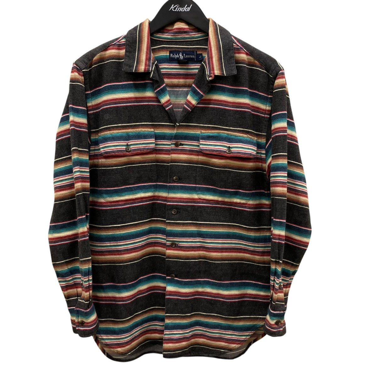 RALPH LAUREN(ラルフローレン) ネイティブ柄開襟長袖シャツ マルチ