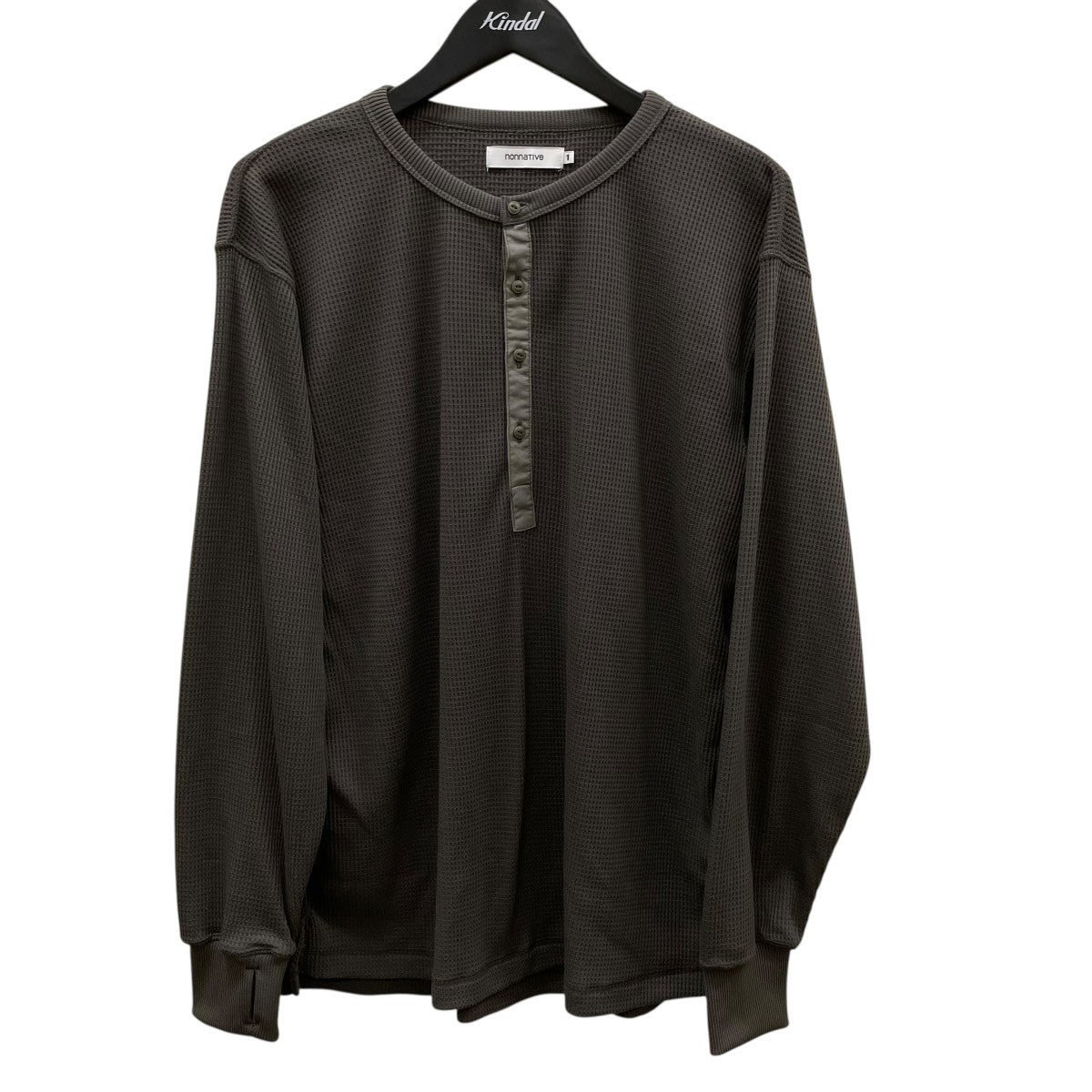 nonnative DWELLER L S HENRY NECK TEE POLARTEC THERMAL PROヘンリーネックカットソーNN-C4720 古着・中古-1枚目のアイテム画像