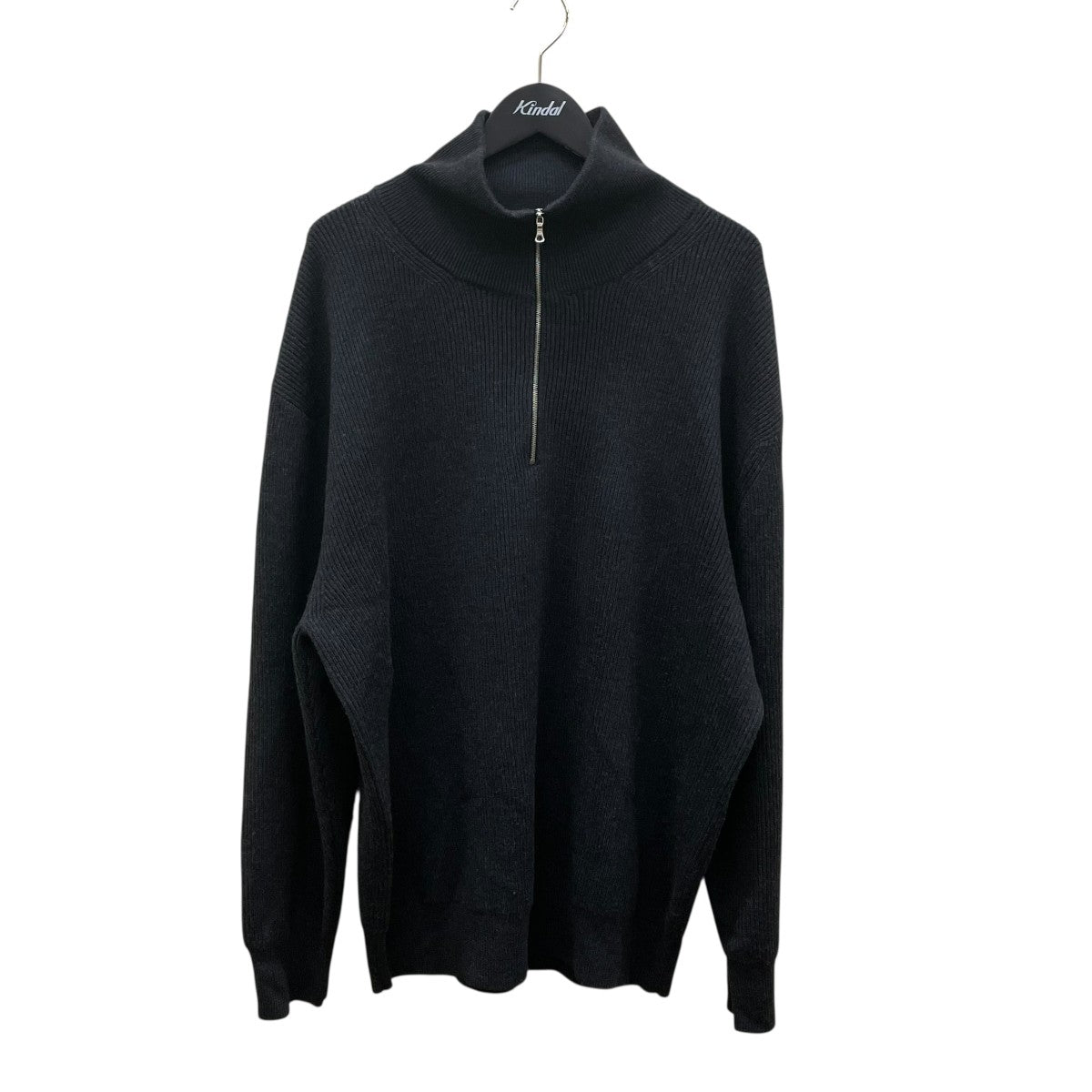 ANOTHER OFFICE Volume Half Zip-up KnitハーフジップニットAOEFKN006CH 古着・中古-1枚目のアイテム画像