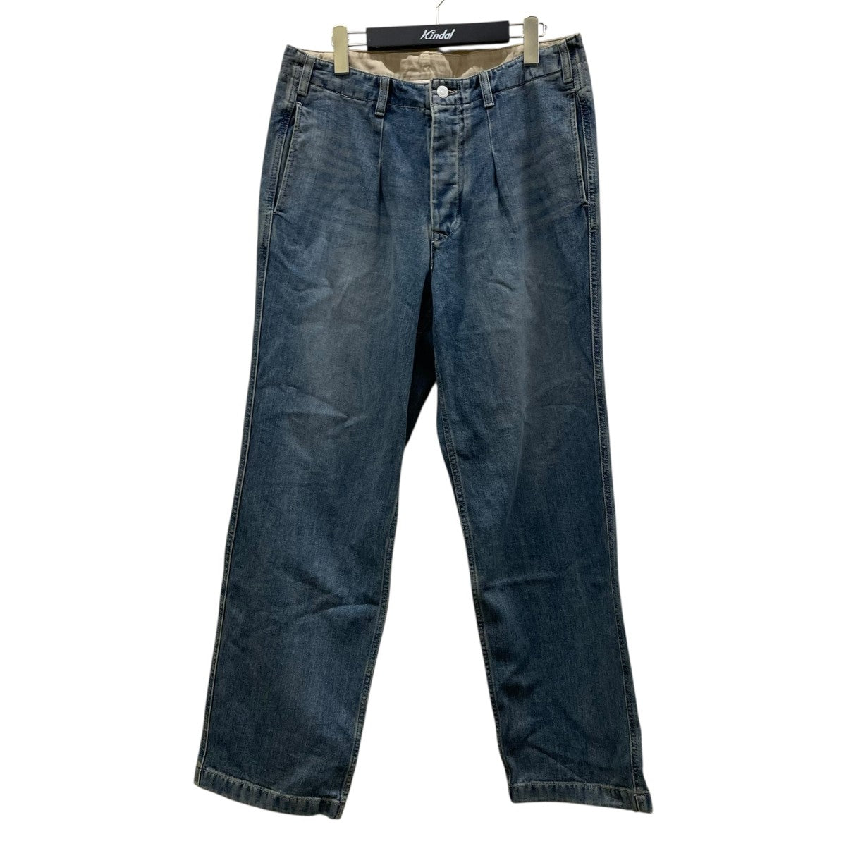 ANOTHER OFFICE One-Tuck Denim PantsデニムパンツAOEFDN003ID 古着・中古-1枚目のアイテム画像