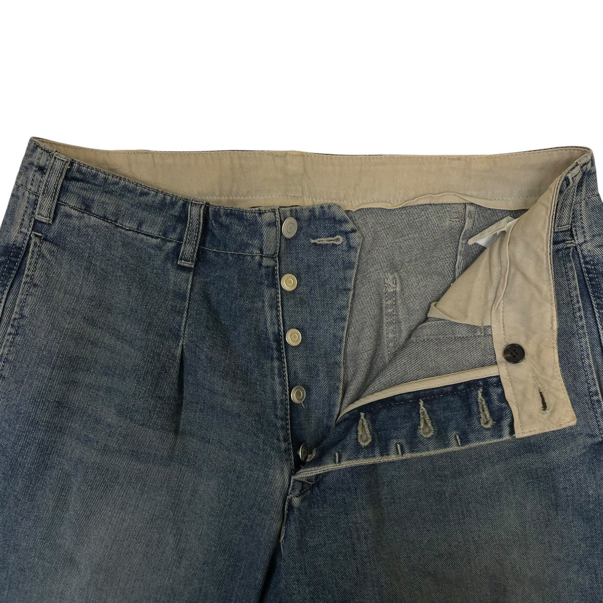 ANOTHER OFFICE One-Tuck Denim PantsデニムパンツAOEFDN003ID 古着・中古-4枚目のアイテム画像