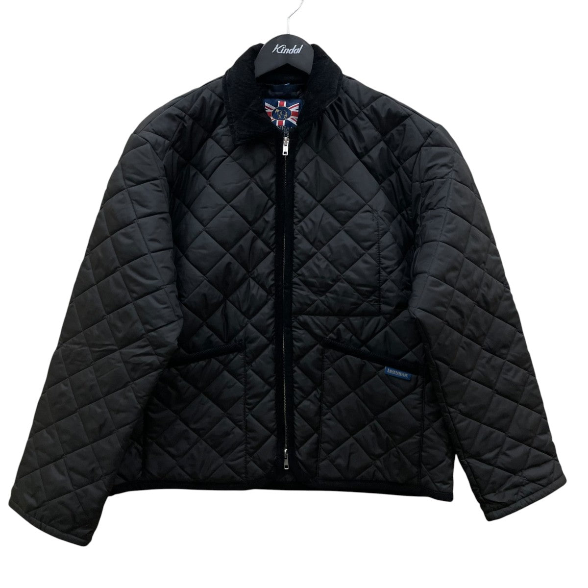 LAVENHAM TEYNHAMレギュラーカラーキルティングジャケットLV10000 F44 古着・中古-1枚目のアイテム画像