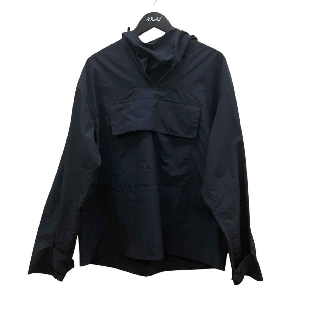 benine 9 高密度ポプリン撥水フレンチネイビーデッキパーカーアノラックパーカーBN0124-106 古着・中古-1枚目のアイテム画像