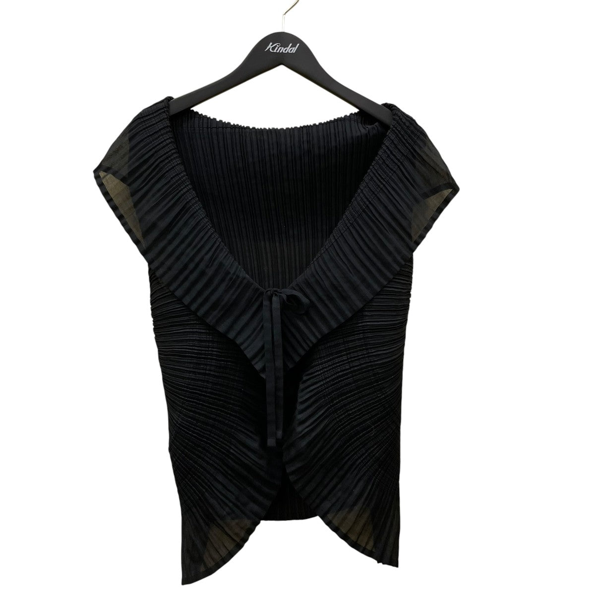 ISSEY MIYAKE FETE プリーツ ノースリーブノースリーブブラウスIF92FJ274 古着・中古-1枚目のアイテム画像