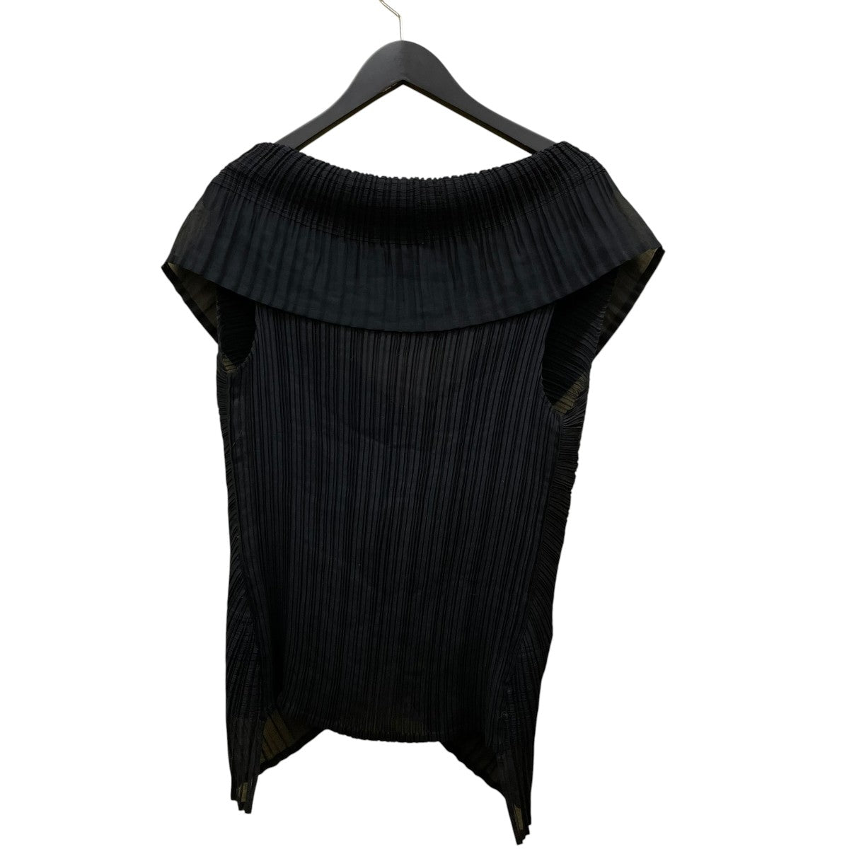 ISSEY MIYAKE FETE プリーツ ノースリーブノースリーブブラウスIF92FJ274 古着・中古-2枚目のアイテム画像
